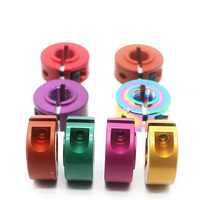 Colliers de serrage optiques personnalisés en aluminium/acier inoxydable/laiton colorés pour arbres, roulements et pompes