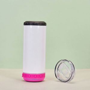 DSY Vaso Enfriador de Vino Electrónico de Acero Inoxidable de 16oz con Altavoz Inalámbrico, Carga USB y Diseño de Sublimación 4 en 1 - Product Image 4