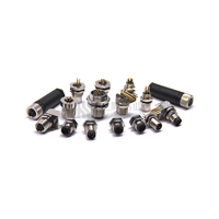 M8 mâle droit vers câble surmoulé USB 4 broches A connecteur de code moulage de métal