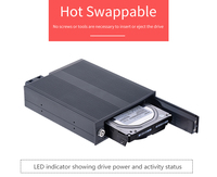 Rak pengganti panas menjaga HDD 3.5 Anda tetap sejuk saat menambahkan akses SATA instan ke Teluk 5.25 ".