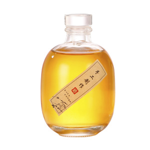 Hot Selling 250ml 500ml Flat Empty Glass Liquor Bottle for Whisky Rum Spirits Vodka <strong>Gin</strong> with Stopper - Product Image 4