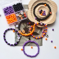 Kit de Bracelets Perlés Personnalisés pour Halloween – Conception Sur Mesure, OEM, ODM, Marque Privée, Emballage Prêt-à-Poser, Vente en Gros en Vrac