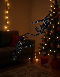 T-shirt unisex con motivo a mano di teschio, in cotone stampato, manica corta, girocollo, vestibilità casual, lunghezza normale, lavabile in lavatrice, taglie S-XXXXL - Product Image 2