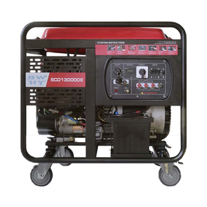 Générateur <span class=keywords><strong>à</strong></span> <span class=keywords><strong>essence</strong></span> 10KW 10KVA 380V 50/60Hz avec protection de sécurité, usage industriel <span class=keywords><strong>pour</strong></span> la construction et l'agriculture - Product Image 1