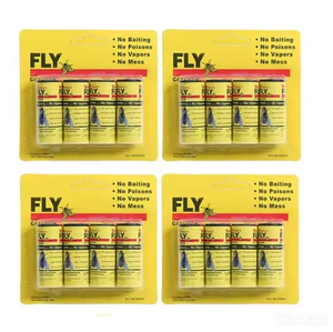 Trampa de pegamento para insectos personalizada de 4 rollos, <span class=keywords><strong>cinta</strong></span> adhesiva desechable para atrapar moscas, trampa de pegamento para el control de plagas de insectos HC4101 - Product Image 2