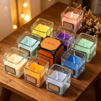 Bougie aromathérapeutique en cire de soja, parfumée de luxe, faite à la main, naturelle, biologique, non toxique, pour la décoration de la maison et les fêtes