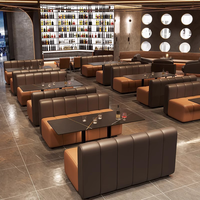 Conception de restaurant sur mesure, mobilier moderne et élégant, banquette verte pour café, restaurant, canapé pour cabines de restaurant