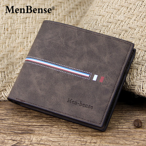 Hot Sale New Men's <strong>Wallet</strong> Short, Multi-Card and Multi-Function Youth Fashion Casual Sanded <strong>Wallet</strong> - Product Image 4