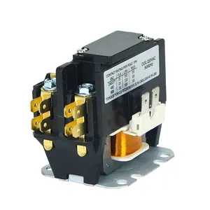 Air Conditioning Contactor Pole DP Contactor Coil 24V 48V 110V 220V AC Contactor Magnetic HCK3-25/1.5 LC3-25 CJX9-25 25A 1.5