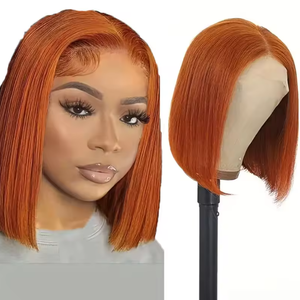 Perruques Bob Courtes Économiques Les Plus Vendues avec Dentelle Frontale HD, Styles Brésiliens et Vietnamiens Moelleux et Doux pour Femmes Noires, Vente en Gros - Product Image 5