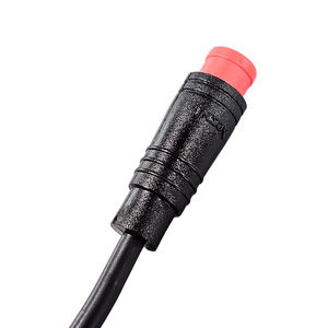 M8 kepala penerbangan colokan antiair ke kabel konektor konektor pria dan wanita konektor 2 Pin rakitan kabel daya kendaraan listrik - Product Image 4