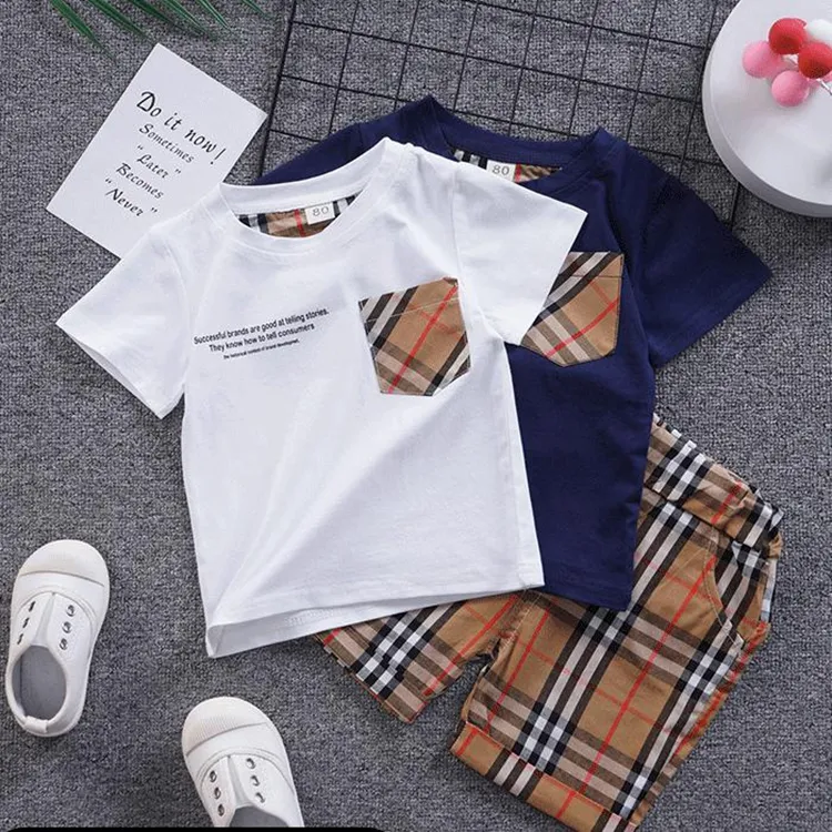 Ropa para niños Conjuntos de ropa para niños Traje de ropa para niños Casual Nuevo diseño Conjuntos de ropa para niños de 4 años