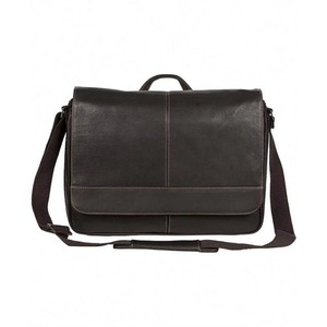 Bolso bandolera de fieltro para portátil, estilo colombiano, impermeable, delgado, con un solo compartimento y solapa, para negocios, color marrón, de fábrica BSCI. - Product Image 3
