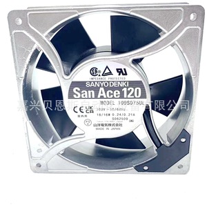 Ventilador Industrial de Pared Sanyo Denki San Ace 120 109S075UL AC de 18 Pulgadas y 16W, Fabricado en Japón - Product Image 2