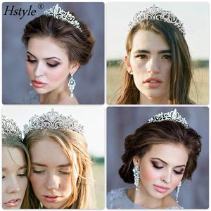 Hstyle Diademe mit Kamm Stirnband für Mädchen oder Frauen Geburtstags feier Hochzeit <span class=keywords><strong>Prom</strong></span> Braut Weihnachten Valentine Kristall kronen - Product Image 6
