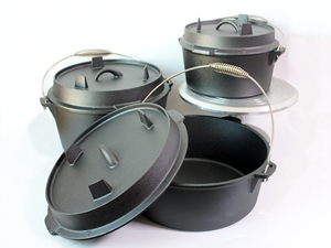 10 "6 pintes Camping cuisson ustensiles <span class=keywords><strong>de</strong></span> cuisine extérieur <span class=keywords><strong>en</strong></span> <span class=keywords><strong>fonte</strong></span> four hollandais avec trépied - Product Image 3