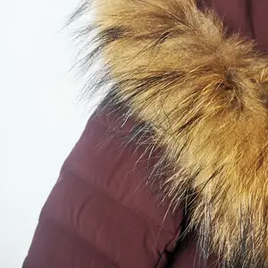 Giacche calde da donna con cappuccio in piumino d'anatra lungo all'ingrosso cappotti lunghi invernali moda