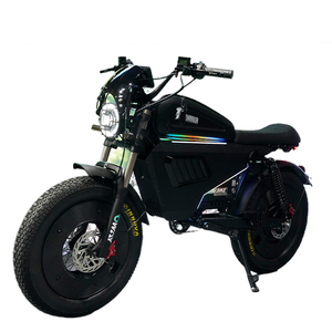 Bicicleta eléctrica de doble velocidad de 3000W con batería integrada, marco de aleación de aluminio de largo alcance, engranaje de cadena única para ciclismo de tierra para 2 adultos - Product Image 5