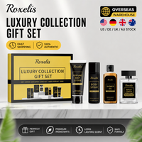 Coffret Cadeau Luxe Soins Corporels Homme : Gel Douche, Lait Corporel, Spray Corporel, Kit Parfum Longue Durée – Expédition depuis Entrepôt International