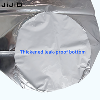 Sacs de doublure ronds en aluminium de qualité alimentaire JIJID personnalisés de 200 L, haute barrière, pour peinture, adhésifs et autres produits chimiques