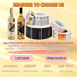 Custom Waterproof Self-adhesive Packaging <b>Label</b> Roll Private Sticker <b>Label</b> Vitamin Supplement <b>Labels</b> for Food Packing Box - Product Image 2