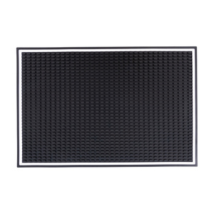 Spot d'usine gros tapis en <span class=keywords><strong>silicone</strong></span> anti-dérapant isolation thermique épais PVC tapis de barre en caoutchouc souple tapis de bière de table - Product Image 6