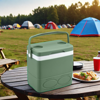 Nouvelle arrivée 19L en plastique dur glacière vins boissons stockage à froid glacière avec serrure