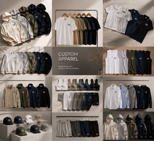 T-shirt unisexe en coton pur double fil américain 280G, col rond, manches courtes, uni, personnalisable, décontracté, pour uniforme de travail - Product Image 6