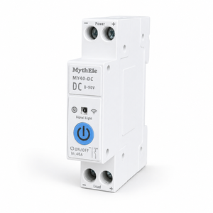 Interruptor Inteligente WiFi DC Tuya Smart Life 40A 8-90V DC, Control Remoto por Aplicación, Interruptor de Circuito para Riel DIN, para Sistemas Solares, Baterías Fuera de la Red y Autocaravanas - Product Image 6