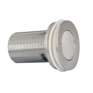 Shower Waste Drain Click Clack Brass Slotted Basin Drain Pop Up Push Basin Strainer Waste Sink Drain For Kitchen Bathroom