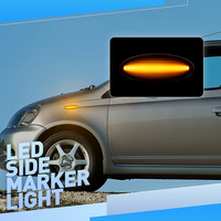 Feux de position latéraux à LED séquentiels pour Toyota Yaris Mk2 P9 (2005-2009) RAV4 Mk3 ACA3/ALA3 (2006-2009) Auris Mk1 E15 (2007-2010)