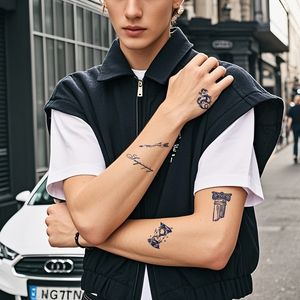 <span class=keywords><strong>2025</strong></span> Mới Đến Cuối Cùng 2 Tuần Thảo Dược Bán Vĩnh Viễn Không Có Nước Hình Xăm Tạm Thời Cho Cô Gái Và Chàng Trai Người Lớn Trông Thật - Product Image 4