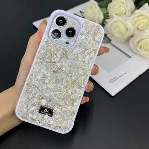 Serie <span class=keywords><strong>de</strong></span> cuentas coloridas hechas a mano con alto <span class=keywords><strong>valor</strong></span> <span class=keywords><strong>de</strong></span> apariencia para <span class=keywords><strong>iPhone</strong></span> 15 <span class=keywords><strong>14</strong></span> pro Max funda trasera Premium para teléfono - Product Image 3