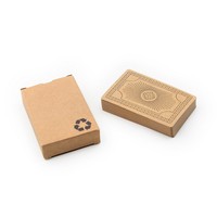 Carte de poker à jouer personnalisée professionnelle 300 g/m² boîte personnalisée cartes à jouer noires en gros carte de poker