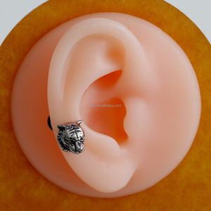Acier inoxydable Punk <span class=keywords><strong>Piercing</strong></span> Boucle D'<span class=keywords><strong>oreille</strong></span> Unisexe Corps Bijoux Tigre Conception <span class=keywords><strong>Faux</strong></span> Tunnel D'<span class=keywords><strong>oreille</strong></span> - Product Image 6