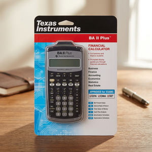 Calculatrices financières Texas Instruments BA II Plus, calculatrice scientifique noire pour étudiants - Product Image 3