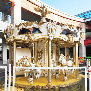 Manèges de type carrousel rotatif électriques, anciens, de style <span class=keywords><strong>royal</strong></span>, pour enfants, d'extérieur, magnifiques et attrayants, à vendre - Product Image 4