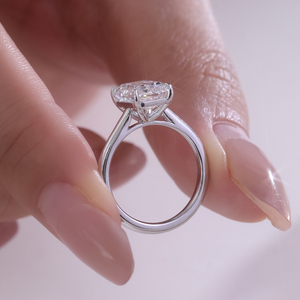 Provence Gem $1950 Pt950 Igi 3.0ct E Vs1 Smaragd Geslepen Lab Diamant Cvd Solitaire Verlovingsring Voor Vrouwen - Product Image 5