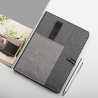 Carnet de notes quotidien A6 personnalisé couverture en tissu avec fonctions de planification imprimées Journal de style bureau avec logo personnalisé