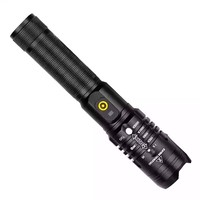 Linterna de 2000 lúmenes Xhp50.2, la linterna más potente, linterna USB 18650, linterna Xhp50, lámpara de caza 18650, luz de mano