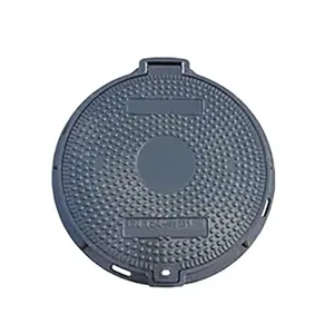 Coperchio per pozzetto in ghisa sferoidale D400 EN124 in offerta speciale, certificato CE/ISO9001, rivestito in bitume per costruzioni stradali municipali - Product Image 4
