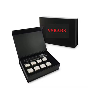 Hielera Personalizada de <span class=keywords><strong>Acero</strong></span> <span class=keywords><strong>Inoxidable</strong></span> de 8 Piezas con Cubitos de Hielo Plateados Pulidos <span class=keywords><strong>para</strong></span> Enfriar <span class=keywords><strong>Vino</strong></span> y Alimentos - Product Image 4