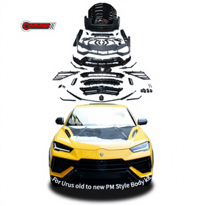 ชุดแต่งสไตล์ PP+คาร์บอนไฟเบอร์ สำหรับ Lamborghini Urus รุ่นเก่าเป็นรุ่นใหม่ ประกอบด้วยลิ้นกันชนหน้า สเกิร์ตข้าง ฝากระโปรงหน้า และฝาครอบกระจกมองข้าง - Product Image 1