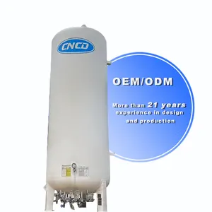 5000L绝缘和立式低温液体O2储气罐销售