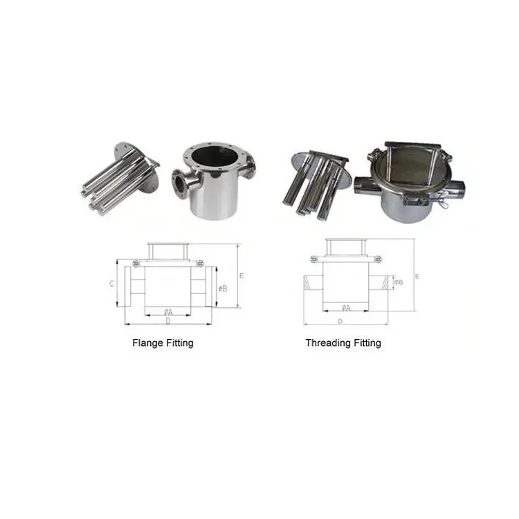 Pabrik Cina Magnet Neodymium Kartrid Batang Pas Ulir Filter Magnetik Sangat Kuat untuk Penyaring Logam Besi