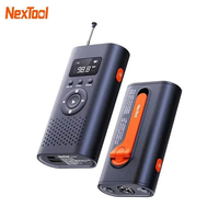 NexTool 6 in 1 Peralatan Darurat Pintar Portabel untuk Luar Ruangan dengan Power Bank 4500mAh Pengisi Daya Ponsel Senter