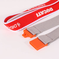 Lanière en polyester avec logo personnalisé, impression offset, sangle de cou avec porte-badge pour événements