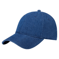 Gorra de béisbol de mezclilla de algodón lavado común, suave, con visera curva, estilo casual, streetwear, vintage, moda, OEM para hombre