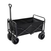Chariot de camping pliable avec table intégrée pour pique-nique et livraison, idéal pour l'extérieur