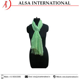 Bufandas de viscosa de alta calidad Último diseño Chales y bufandas tradicionales Precio DE LA India - Product Image 6